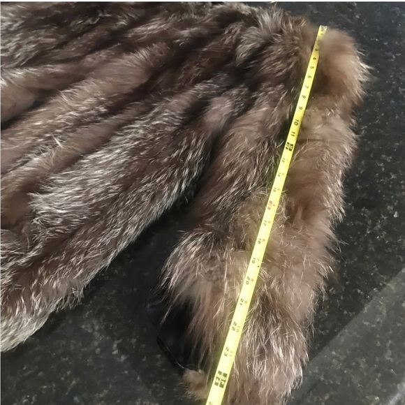 Vintage Genuine Sable Fox Fur Jacket - Mid Waist Size:Medium/(4-6) - Picture 6 of 17